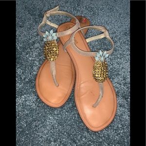 Carlos by CarlosSantana Pineapple Tropical Sandals